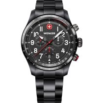 Wenger 01.0543.117 Montre Homme Terragraph Chrono 43mm 10ATM