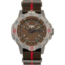 Traser H3 110669 Tactical Brown Titane Montre Homme 46mm 20ATM