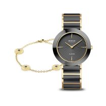 Bering 11435-732-GWP Montre Femme Set Black Ceramic 35mm 3ATM