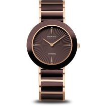 Bering 11435-762 Montre Femme Diamant Céramique 35mm 3ATM 