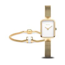 Bering 14520-334-GWP Montre Femme Set Golden Glacier 35mm 3ATM