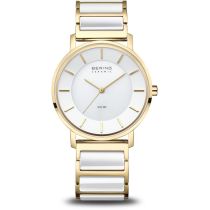 Bering 19535-714 Montre Femme Solaire Céramique 35mm 3ATM 