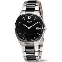 Boccia 3668-01 Montre Homme Titane Verre Saphir Céramique 38mm 5ATM