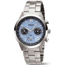Boccia 3737-01 Montre Homme Titane Chronographe 41mm 5ATM