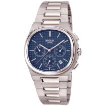 Boccia 3740-01 Montre Homme Titane Verre Saphir Chronographe 39mm 5ATM