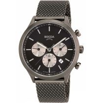 Boccia 3750-06 Montre Homme Chronographe Titane 41mm 5ATM