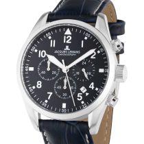 Jacques Lemans 42-2B Barcelona Hommes Chronographe 42mm 10ATM