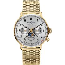 Zeppelin 7039M-1 LZ Hindenburg moonphase Montre Femme 36mm 3ATM