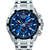 Swiss Alpine Military 7043.9135 Chronographe Montre Homme 46mm 10ATM