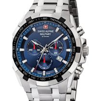 Swiss Alpine Military 7043.9235 cristal de saphir chrono