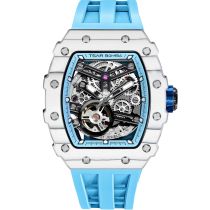 Tsar Bomba TB8208CF-06 Montre Homme Elemental Fibre de Carbone Automatique 44mm 5ATM