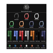 Tsar Bomba TB8218(1+7)FKM-03 Montre Homme Atomic Interchangeable Watch Combo Automatique 46mm 5ATM 