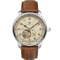 Zeppelin 9666-5 Montre Homme Méditerranée Automatique 40mm 5ATM
