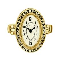 Bulova 97L188 Montre Bracelet Femme 17mm 3ATM, Cordón 18,5 +4 mm