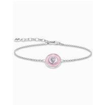 Thomas Sabo A2143-691-9-L19V Bracelet en argent avec pendentifs roses