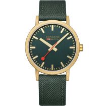 Mondaine A660.30360.60SBS Classic vert et Or 40mm 3ATM