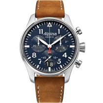 Alpina AL-372N4S6 Startimer Pilot Chronographe Montre Homme 44mm 10ATM