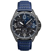 AVI-8 AV-4077-04 Montre Homme P-51 Mustang Chronographe 43mm 4ATM