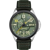 AVI-8 AV-4086-03 P-51 Mustang Automatique Montre Homme 43mm 5ATM