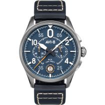 AVI-8 AV-4089-04 Spitfire Chronographe Montre Homme 42mm 5ATM