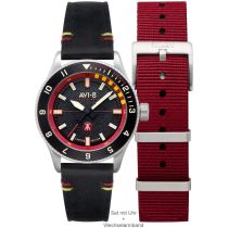 AVI-8 AV-4103-01 Tuskegee Airmen Édition limitée Montre Homme 40mm 5ATM