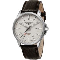 Bauhaus 2868-5 Montre Homme Aviation GMT Automatique Titane 42mm 10ATM