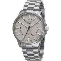 Bauhaus 2868M-5 Montre Homme Aviation Automatique Titane GMT 42mm 10ATM