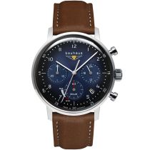 Bauhaus 2086-3 Montre Homme Dessau Solaire Chrono 41mm 5ATM