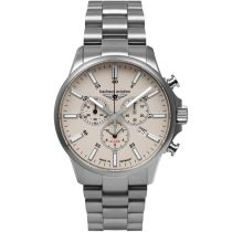 Bauhaus 2880M-5 Montre Homme Aviation Chrono Titane 42mm 10ATM