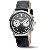 Boccia 3734-01 Montre Homme Titane Chronographe 40mm 5ATM 