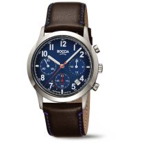 Boccia 3735-02 Montre Homme Titane Solaire Chronographe 40mm 5ATM