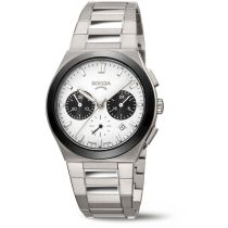 Boccia 3736-01 Montre Homme Titane Chronographe 39mm 5ATM 