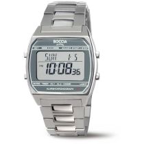 Boccia 3738-05 Montre Homme Titane Numérique Chronographe 37mm 5ATM 