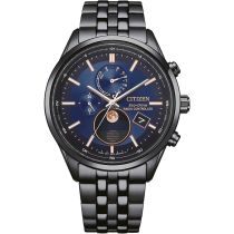 Citizen BY1035-56L Montre Homme Eco-Drive 4-Zonen Montre Radiocommandée Phase De La Lune 42mm 10ATM