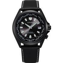 Citizen CB0225-14E Eco-Drive radio-réveil pour hommes 42mm 10ATM