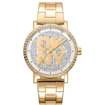 DKNY DK1L035M0215 Montre Femme Soho Logo or 36mm 5ATM