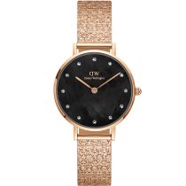 Daniel Wellington DW00100591 Montre Femme Petite Lumine Pressed Piano 28mm 3ATM 