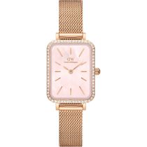 Daniel Wellington DW00100669 Montre Femme Quadro Charm Bezel 26mm 3ATM