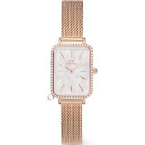Daniel Wellington DW00100748 Montre Femme Quadro Charm Bezel 26mm 3ATM