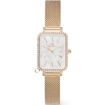 Daniel Wellington DW00100749 Montre Femme Quadro Charm Bezel 26mm 3ATM