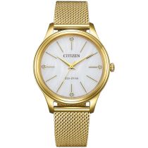 Citizen EM1222-87A Montre Femme Eco-Drive Elegance 34mm 5ATM 