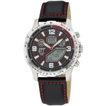 ETT Eco Tech Time EGT-11718-22L Montre Homme Radio-pilotée Solaire Drive Professional Chronographe Titane 45mm 10ATM 