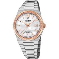 Festina F20030/1 Montre Homme Swiss Made Rivé Automatique 40mm 10ATM 