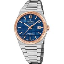Festina F20030/2 Montre Homme Swiss Made Rivé Automatique 40mm 10ATM 