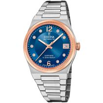 Festina F20031/2 Montre Femme Swiss Made Rivé Automatique 35mm 10ATM 