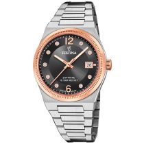 Festina F20037/3 Montre Femme Swiss Made Rivé 35mm 10ATM 