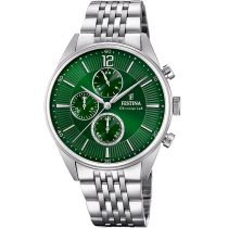 Festina F20285/8 Timeless Chronographe Montre Homme 41mm 5ATM
