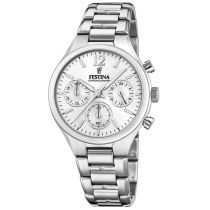 Festina F20391/1 Boyfriend Chronographe Montre Femme 36mm 5ATM