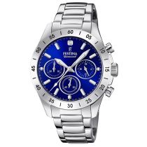Festina F20397/2 Boyfriend Chronographe Montre Femme 39mm 10ATM