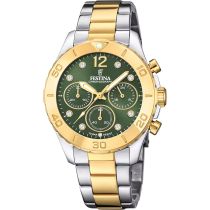 Festina F20604/2 Montre Femme Boyfriend Chronographe 39mm 10ATM